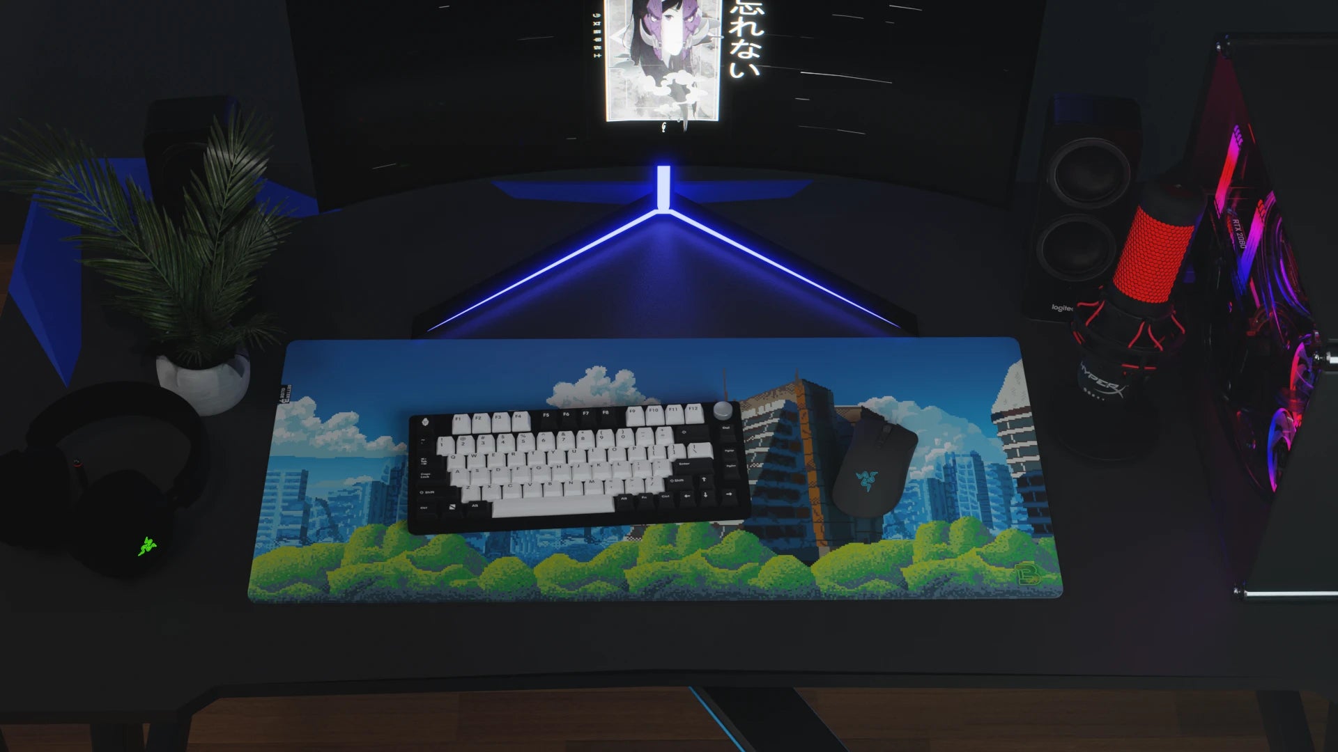 Skyline Gaming Muismat 3D Render
